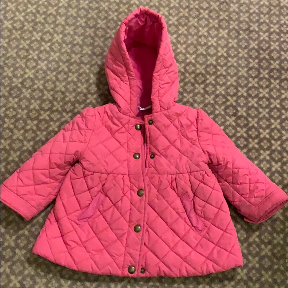 Pink hooded Ralph Lauren Coat